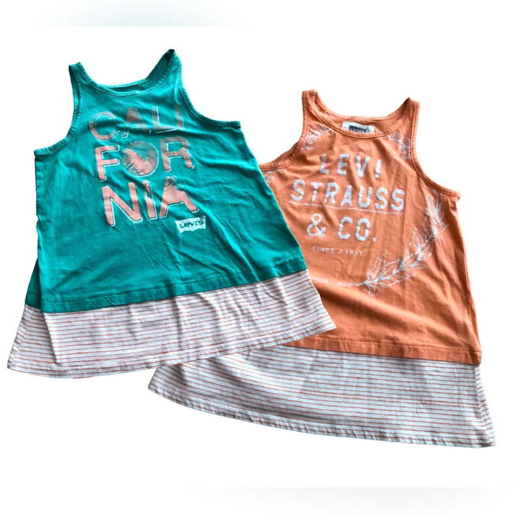 Levi’s cotton tank tops LOT of 2 size 12/13